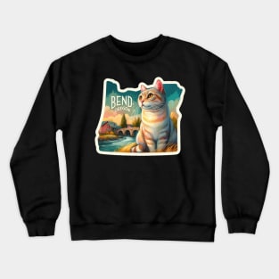 Purrfect Day in Bend Crewneck Sweatshirt